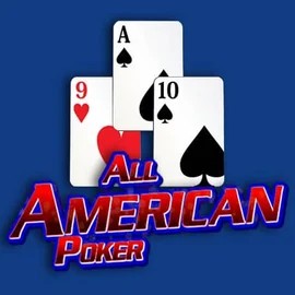 All American Poker casino game by RTG (Reel Time Gaming) – featured logo at Rocket Riches Casino
