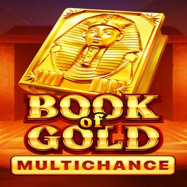 Book of Gold Multichance casino game by Playson – featured logo at Rocket Riches Casino