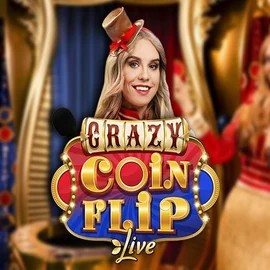 Enjoy Crazy Coin Flip by Evolution – logo hosted on rocketriches.eu