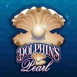 Slots logo of Dolphins Pearl from Novomatic at Rocket Riches Casino