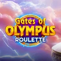 Live Casino logo of Gates of Olympus Roulette from Pragmatic Play at Rocket Riches Casino