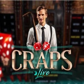 Live Craps slot visual from Evolution available on rocketriches.eu