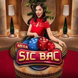 Mega Sic Bac online game logo by Pragmatic Play on rocketriches.eu