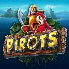 Pirots logo by ELK Studios at Rocket Riches Casino