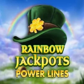 Rainbow Jackpots Power Lines logo by Red Tiger Gaming Rocket Riches Casino