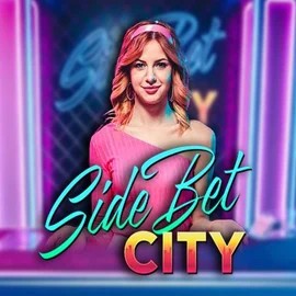 Side Bet City online game logo by Evolution on rocketriches.eu