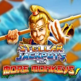 Play Stellar Jackpots with More Monkeys slot by Lightning Box Game on rocketriches.eu