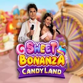 Sweet Bonanza Candy Land Live logo by Pragmatic Play at Rocket Riches Casino