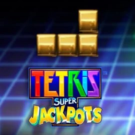 Tetris Super Jackpots logo by WMS Rocket Riches Casino