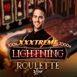 XXXtreme Lightning Roulette slot icon by Evolution, available at Rocket Riches Casino